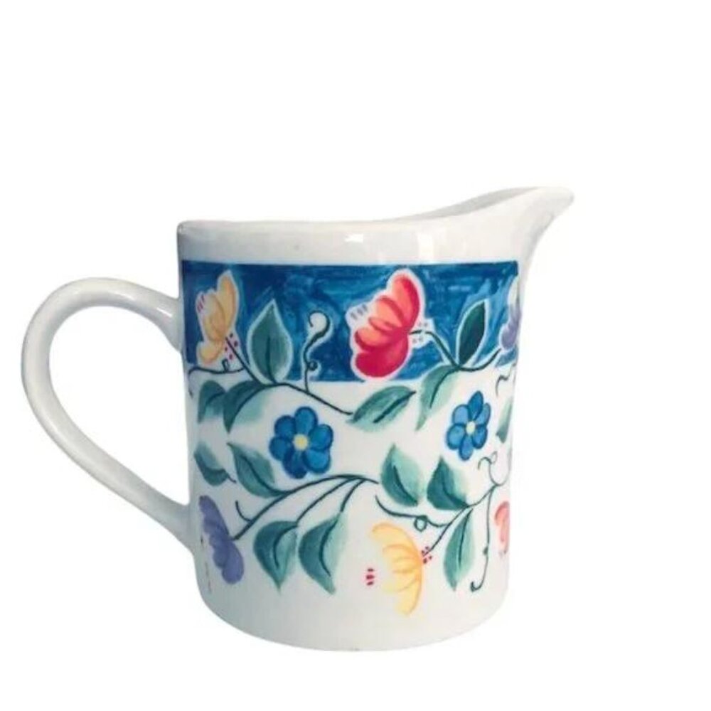 Nicole Ceramic Floral Creamer